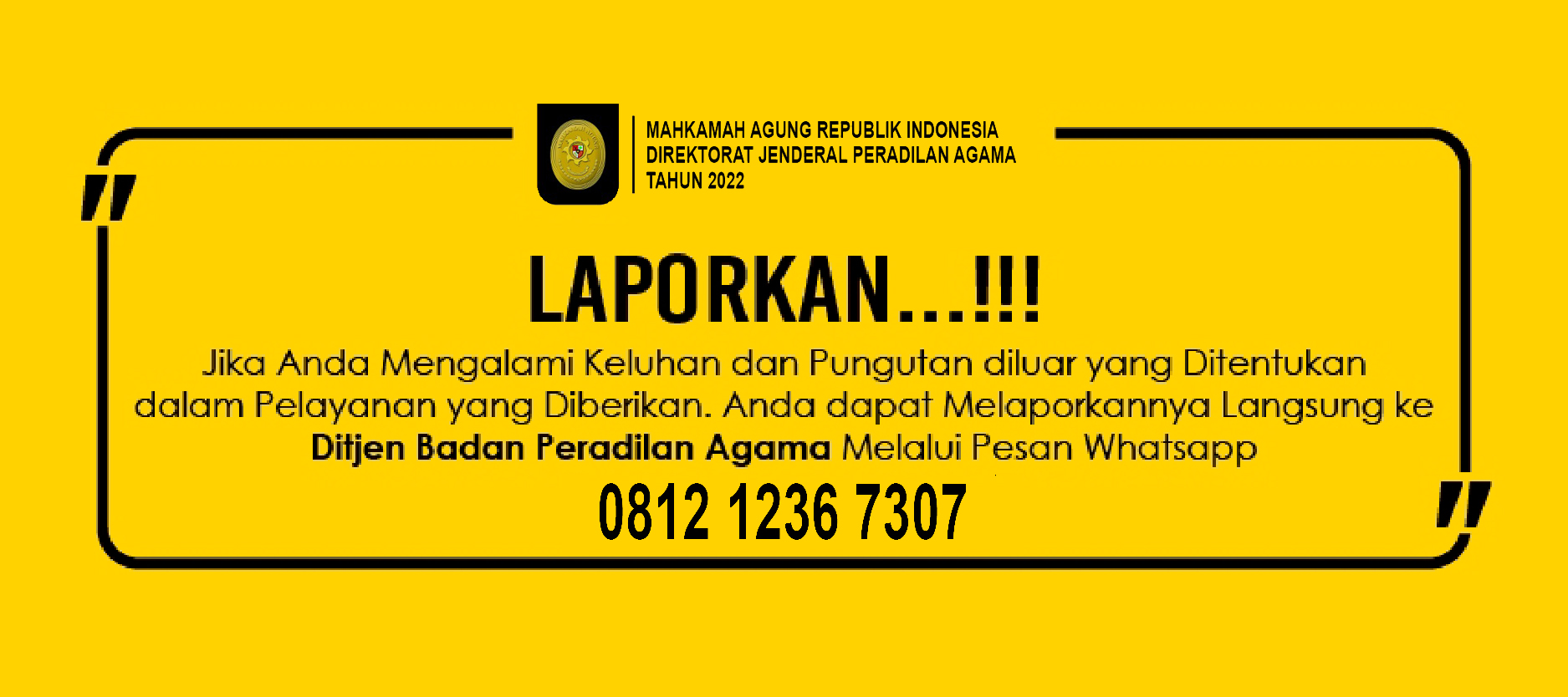 Banner Pengaduan 2022