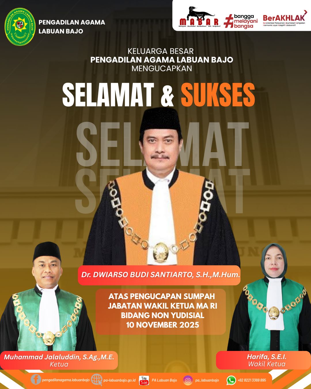 Ucapan WKMA Non Yudisial