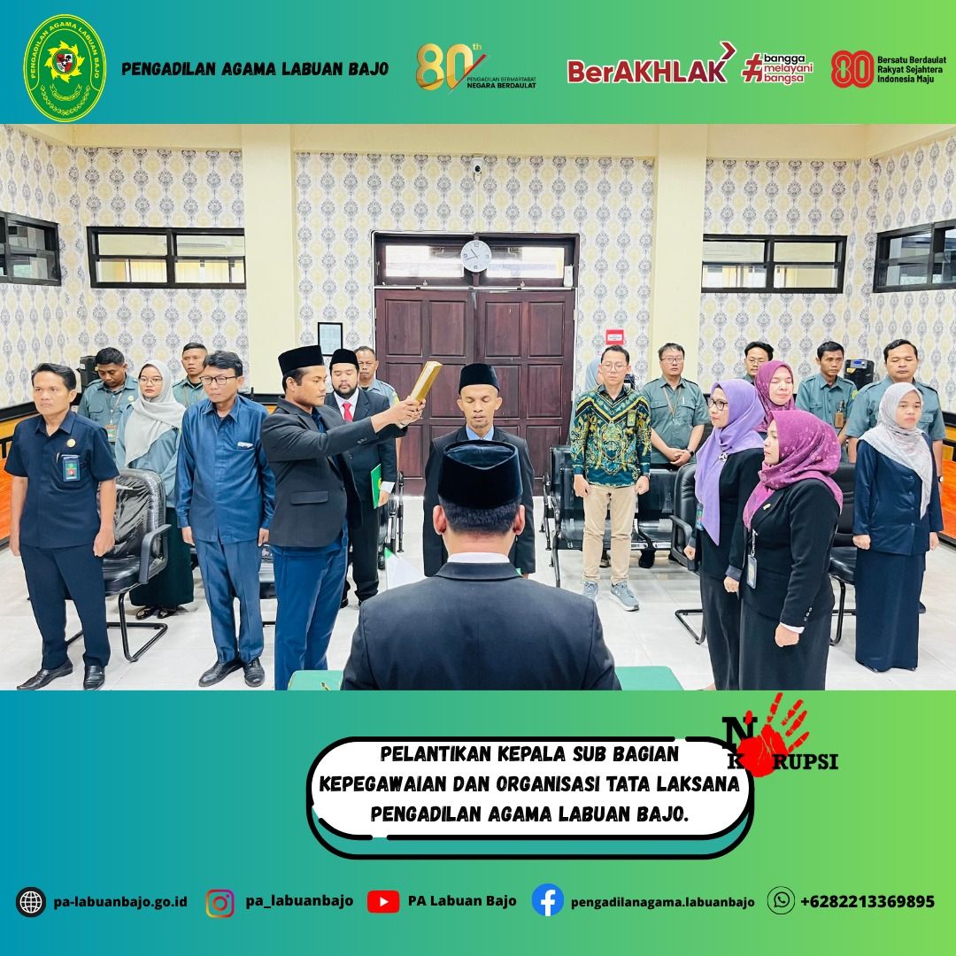 Pelantikan kasub peg dan ortala 2